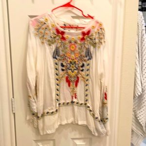 NWOT Size large Johnny Was top